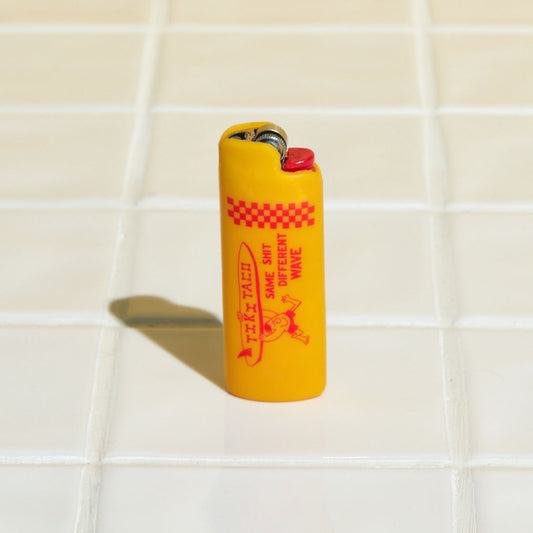 Tiki Lighter Cover – Yellow